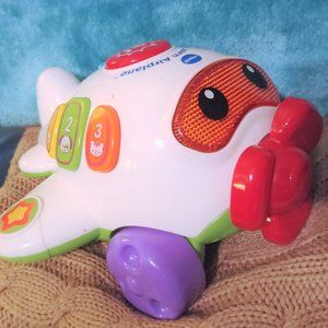 Vtech Fly and Learn Airplane Toddler kids baby Toy Musical Learning lights sound